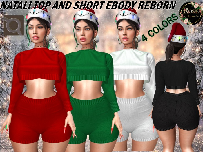 Second Life Marketplace ROSE NATALI TOP AND SHORT EBODY REBORN second-life-marketplace-rose-natali-top-and-short-ebody-reborn